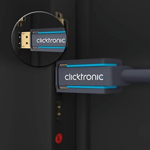 USB-C til DP-kabel. m/m Blå. 1,0 m - Kabel - Digital/Data (44931)