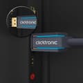 Miniatyrbillede 3 af 4: USB-C til DP-kabel. m/m Blå. 1,0 m - Kabel - Digital/Data (44931)