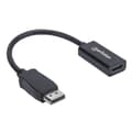 Miniatyrbillede 2 af 4: Manhattan - Videostik - DisplayPort / HDMI - DisplayPort (M) til HDMI (W) - skærmet - sort - støbt passiv, 1080p-understøttelse (151634)