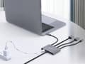 Miniatyrbild 6 av 8: Sandberg All-In-1 Display Adapter Hub - Videoadapter - HDMI, DisplayPort, Mini DisplayPort, USB-C hane till HDMI hane - 2,3 m - Stöder 4K 60 Hz