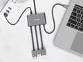 Miniatyrbild 7 av 8: Sandberg All-In-1 Display Adapter Hub - Videoadapter - HDMI, DisplayPort, Mini DisplayPort, USB-C hane till HDMI hane - 2,3 m - Stöder 4K 60 Hz