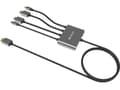 Miniatyrbild 2 av 8: Sandberg All-In-1 Display Adapter Hub - Videoadapter - HDMI, DisplayPort, Mini DisplayPort, USB-C hane till HDMI hane - 2,3 m - Stöder 4K 60 Hz