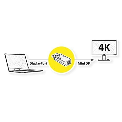 Værdi 12.99.3160 Kabeladapter DisplayPort Mini DisplayPort Sort (12.99.3160)