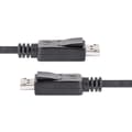 Miniatyrbillede 3 af 7: StarTech.com 1,0 m låsende DisplayPort-kabel (han/han) - DP 4k-kabler - DisplayPort-kabler - DisplayPort (M) - DisplayPort (M) - 2,0 m - Låsning - Sor