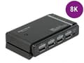 Miniatyrbild 2 av 6: DeLOCK DisplayPort 1,4 Switch 2 x 2 DisplayPort in till 1 x 2 DisplayPort out 8K - Video/Audio Switch - Desktop (87750)