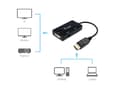 Miniatyrbild 3 av 4: Utrusta DisplayPort till VGA / HDMI / DVI-adapter - 0,24m - DisplayPort - DVI-D + VGA (D-Sub) + HDMI - Hane - Hona - Rak (133441)