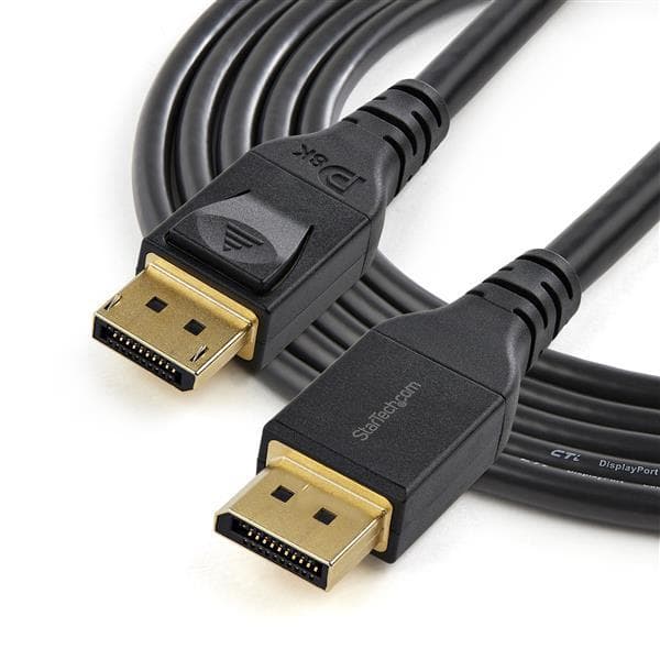 StarTech.com DP14MM4M DisplayPort 1.4-kabel (4m, 8K@60Hz, HBR3, HDR, Guldbelagt, VESA-certificeret) - DisplayPort-kabel - DisplayPort (M) Snappet til