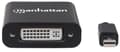 Miniatyrbillede 3 af 5: Manhattan 152549 Active Mini DisplayPort han til DVI-I Dual-Link hun sort