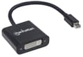 Miniatyrbillede 2 af 5: Manhattan 152549 Active Mini DisplayPort han til DVI-I Dual-Link hun sort