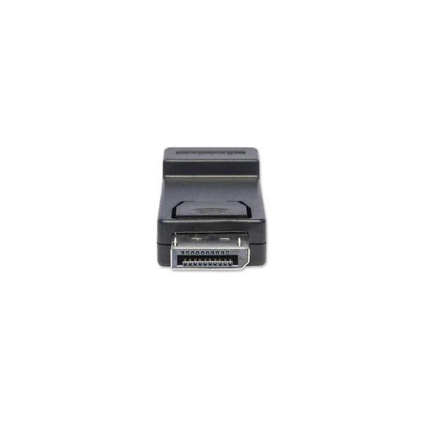Manhattan 151993 DisplayPort-adapter [1x DisplayPort-stik - 1x HDMI-stik] Sort UL-certificeret, guldbelagte stikkontakter