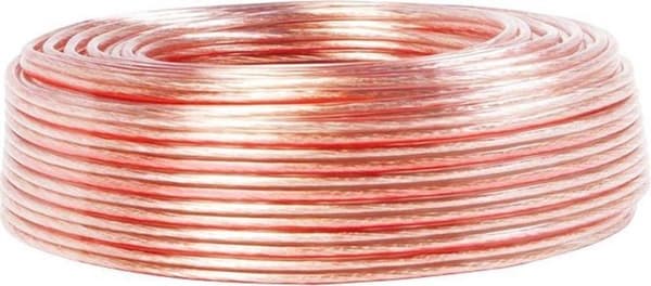 LogiLink højttalerkabel, 2x2,50 mm2, 50 m gennemsigtig