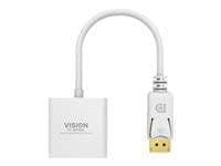 Vision - videoomvandlare - DisplayPort - VGA - vit
