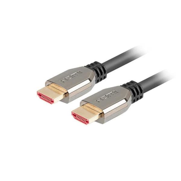 Lanberg CA-HDMI-30CU-0010-BK kabel HDMI 1m HDMI Typu A (Standard) 8K 60Hz