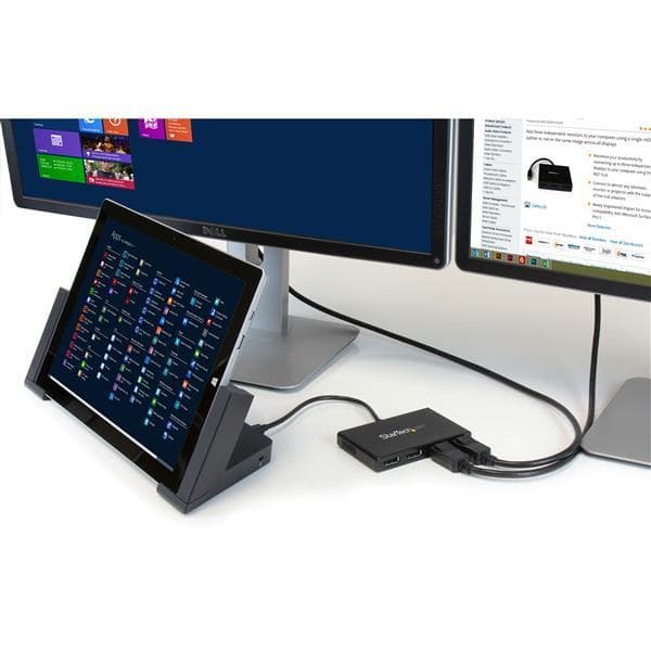 StarTech DisplayPort till DisplayPort Multi-Monitor Splitter - 4 Port MST Hub