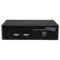 Miniatyrbild 2 av 4: StarTech.com 2-portars DisplayPort USB KVM-switch - DisplayPort KVM-switch med ljud - Högupplöst DisplayPort Desktop-switch - KVM/Audio-switch - 2 x K