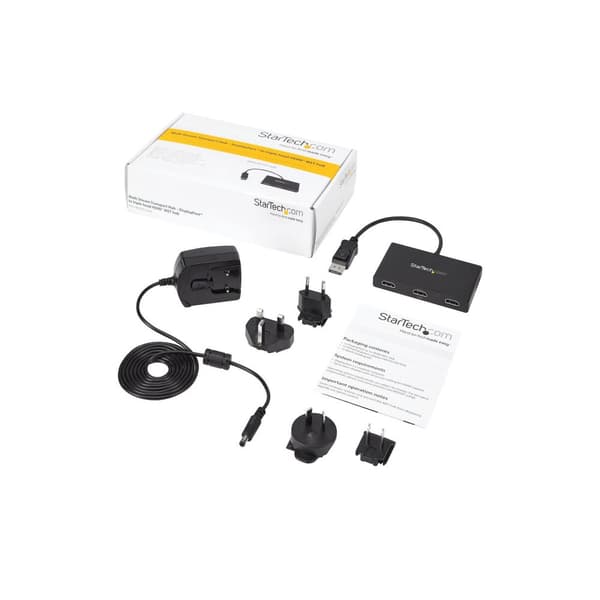 StarTech DisplayPort-HDMI-monimonitorijakaja – 3-porttinen MST-keskitin