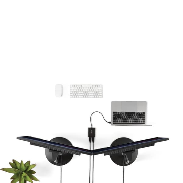 Adapter USB til Dual DisplayPort 4K 60Hz