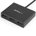 Miniatyrbillede 3 af 7: StarTech.com Mini DisplayPort 1.2 til Triple Head DisplayPort MST Hub - Videosplitter - 3 x DisplayPort - Desktop - AC 100/230 V (MSTMDP123DP)
