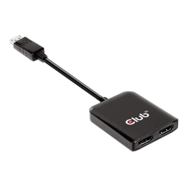 Club 3D CSV-7200H - Videoadapter - DisplayPort han til HDMI hun - 20 cm - understøtter 4K 60 Hz (3840 x 2160)