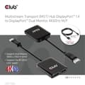 Pikkukuva 5 / 11: Club 3D MST Hub DisplayPort™ 1.4 - DisplayPort™ + HDMI™ 4K60Hz St./B.