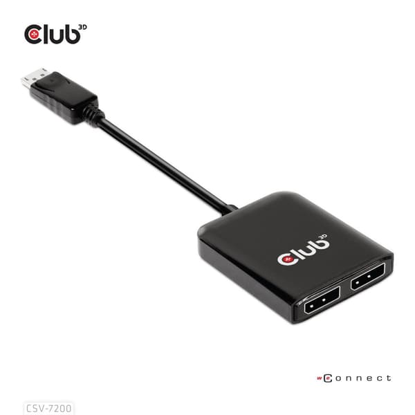 Club 3D MST Hub DisplayPort™ 1.4 - DisplayPort™ + HDMI™ 4K60Hz St./B.