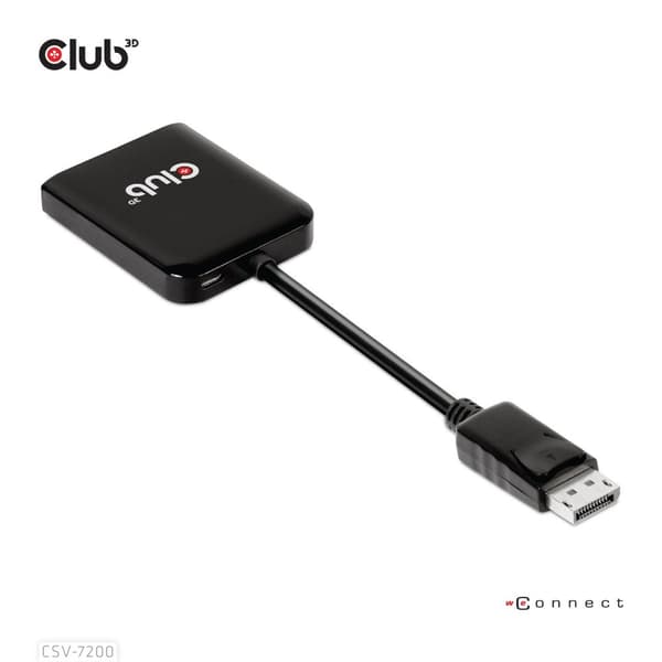 Club 3D MST Hub DisplayPort™ 1.4 - DisplayPort™ + HDMI™ 4K60Hz St./B.