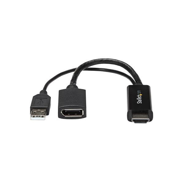 StarTech.com HDMI til DisplayPort-konverter - 4K - Videokonverter - HDMI til DisplayPort - Sort (HD2DP)