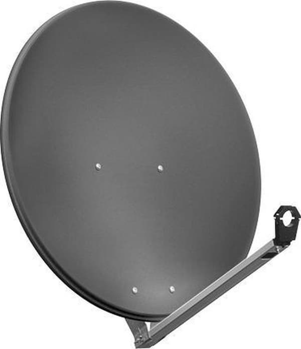 Goobay SAT spejl. 80er Alu satellitantenne 10,7 - 12,75 GHz antracit