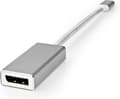 Miniatyrbillede 5 af 9: USB-adapter | USB 3.2 Gen 1 | USB-C™ han | DisplayPort Kvinde | 0,20 m | runde | forgyldt | Strikket / Nylon | Sølv | Dæk vindueskasse