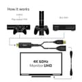 Miniatyrbild 3 av 6: CLUB3D HDMI 2.0 TO DISPLAYPORT 1.2 4K60HZ HDR M/F AKTIV ADAPTER Svart