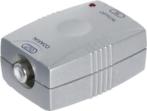 Digital lydsignalkonverter, In Toslink - Out Cinch *shiverpeaks basic* (BS69120)