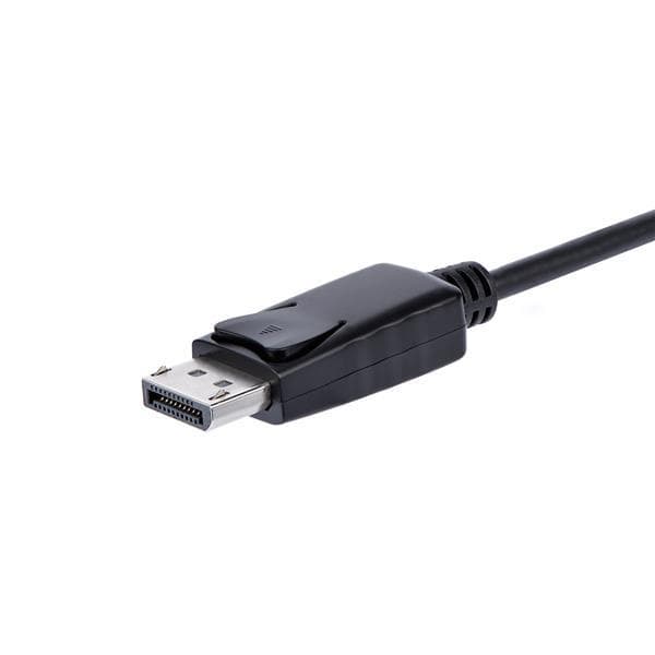 StarTech.com DisplayPort-VGA-sovitin, jossa ääni - videomuunnin - musta (DP2VGAA)