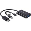 Pikkukuva 2 / 4: StarTech.com DisplayPort-VGA-sovitin, jossa ääni - videomuunnin - musta (DP2VGAA)