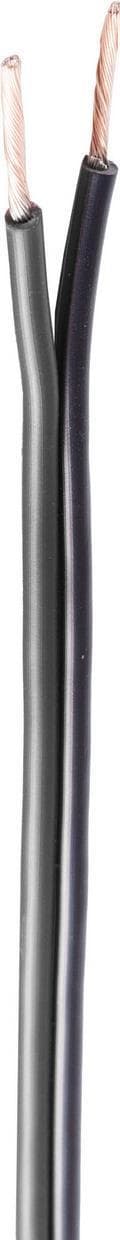 shiverpeaks ®-BASIC-S--højttalerkabel 2x0,75mm², sort, CCA, spole 100 m (BS21106-CCA)