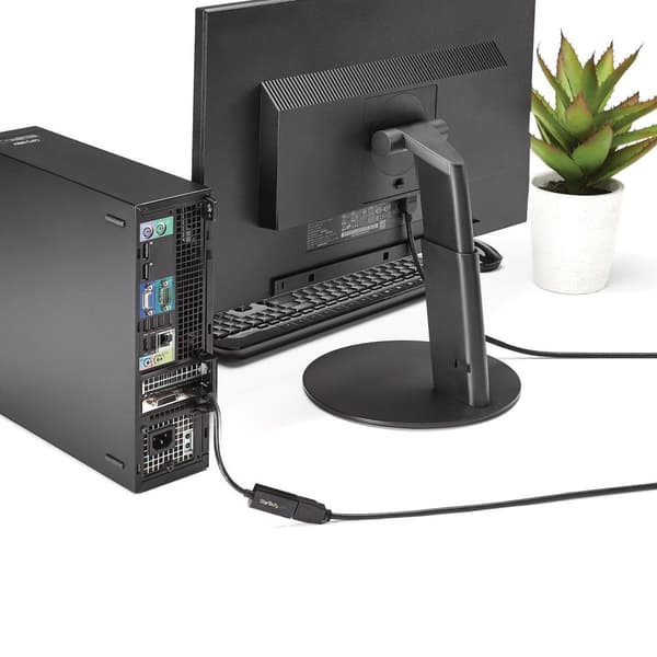 StarTech.com DisplayPort till HDMI 4k @ 30Hz Adapter - DP 1.2 till HDMI Video och Audio Active Converter - Video Converter - DisplayPort (DP2HD4KS)