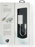 Miniatyrbillede 11 af 11: USB-adapter | USB 3.2 Gen 1 | USB-C™ han | Mini DisplayPort Hun | 0,20m | runde | guld | Korn / Nylon | Zilver | Dæk vindueskasse
