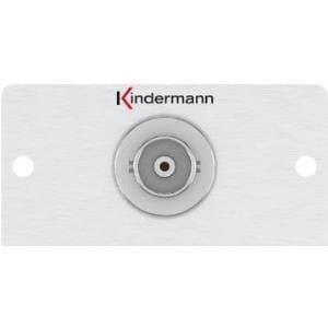Kindermann Konnect 50 alu - Modulär frontplatta snap-in - BNC Gjuten aluminium