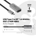 Miniatyrbild 3 av 6: Club 3D USB Typ C till DP 1,4 8K60Hz DSC1,2 HDR HBR3 Active Adapter, CAC-1567