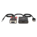 Miniatyrbild 4 av 5: Lindy - Videoadapter - HD-15 (VGA), Stereo Mini-jack, USB (endast ström) Hane till Mini-Hane, HDMI Hona - 60cm - Svart
