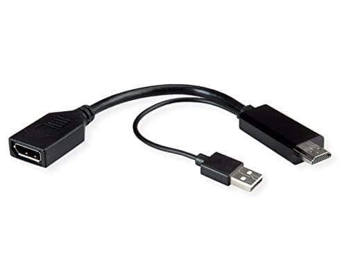 ROLINE 4K HDMI - DisplayPort Adapter, v1.2, HDMI ST - DP BU, Aktiv (12.03.3147)