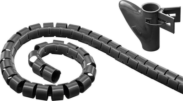 Goobay 51924 WireTube, sort, hængende boks - 2,5 m