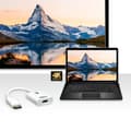 Miniatyrbild 3 av 3: ATEN VC986B - Video-/ljudadapter - DisplayPort / HDMI - DisplayPort (M) till HDMI (W) - 18 cm - vit - 4K-stöd, aktiv