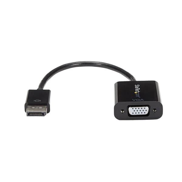 StarTech.com DisplayPort 1.2 til VGA-adapterkonverter - DP til VGA - skærmadapter - DisplayPort (M) - HD-15 (W) - 10 cm - aktivt kabel (signalregenere
