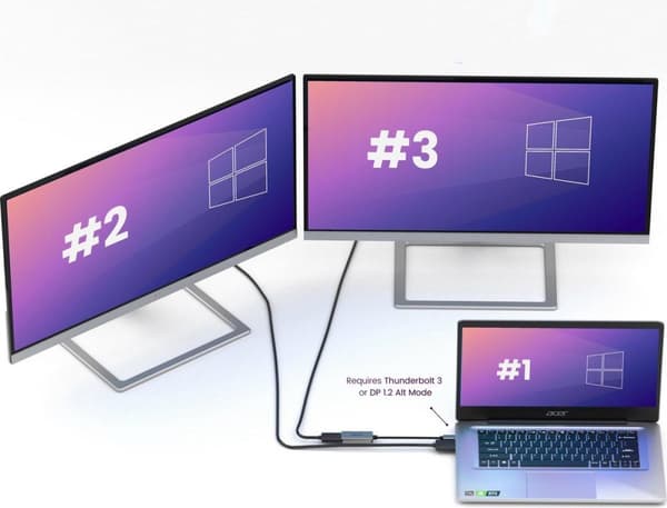 Marmitek Adapter USB-C > Displayport - USBC til DisplayPort Converter