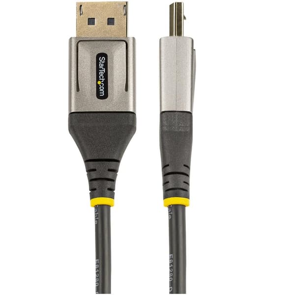 StarTech.com 6ft (2m) VESA-certifierad DisplayPort 1.4-kabel, 8K 60Hz HDR10, Ultra HD 4K 120Hz DP-videokabel, DisplayPort till DisplayPort-kabel, DP-s