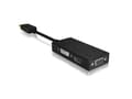 Miniatyrbillede 2 af 5: ICY BOX IB-AC1031 DisplayPort DVI-D + VGA (D-Sub) + HDMI Sort
