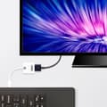 Miniatyrbillede 2 af 5: ATEN VC985 - Video-/lydadapter - DisplayPort / HDMI - DisplayPort (M) til HDMI (W) - hvid