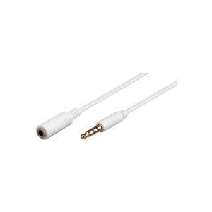MicroConnect - lydforlængerkabel - stereo mini-jack hun til stereo mini-jack han - 1 m - til Apple iPad/iPhone/iPod