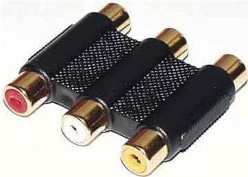 e+p VC 917 G. Anslutning 1: 3x RCA, Anslutning 2: 3x RCA, Plätering av anslutningsplintar: Guld. Produktens färg: Svart (VC 917G)