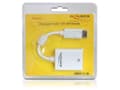 Miniatyrbillede 4 af 4: Delock - DisplayPort til DVI skærmadapter - hvid